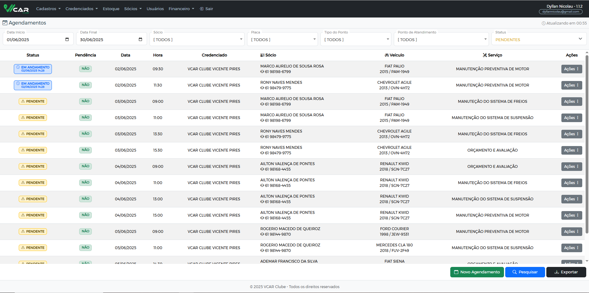 Oficina Credenciada VCar Clube